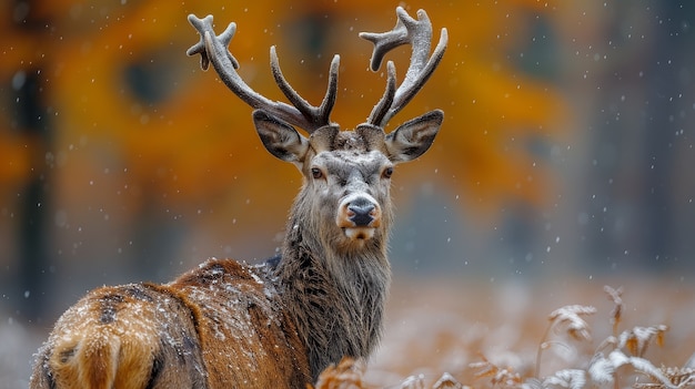 Gratis foto wilde herten in de natuur