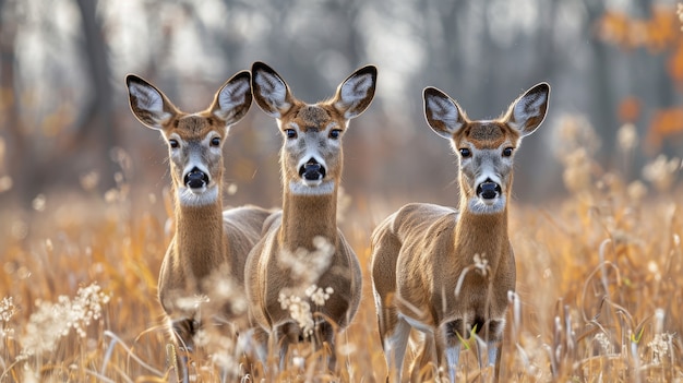 Gratis foto wilde herten in de natuur