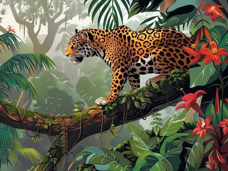 Gratis Foto wilde jaguar in de jungle