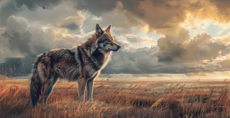 Gratis Foto wilde wolf in de natuur