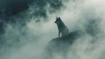 Gratis foto wilde wolf in de natuur