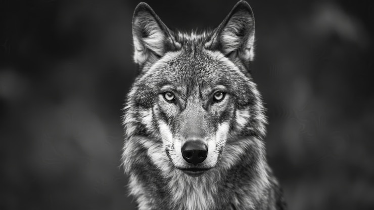 Gratis Foto wilde wolf in de natuur