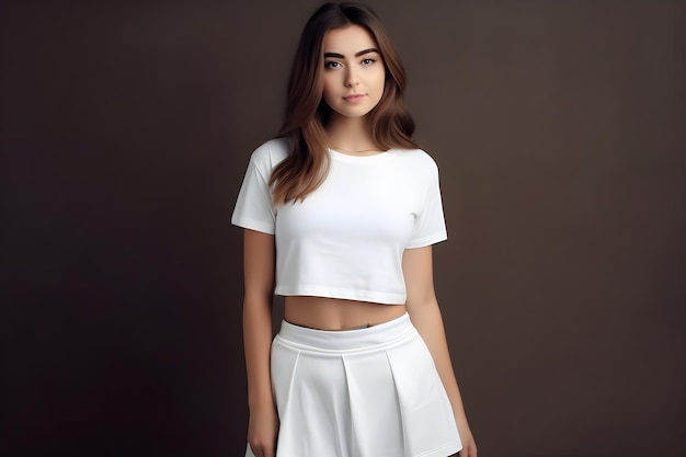 Gratis foto wit hemd jong model behang