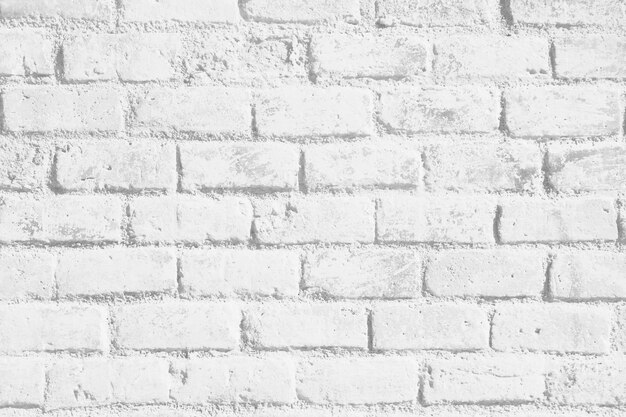 witte bakstenen muur