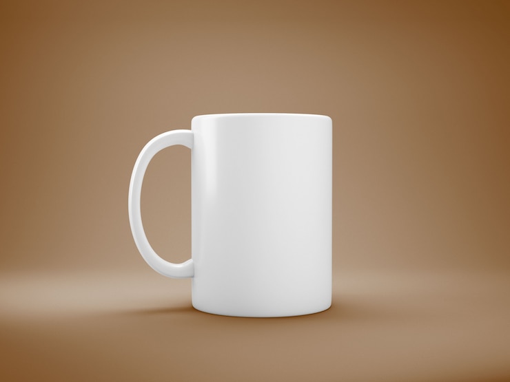 Gratis Foto witte koffiemok