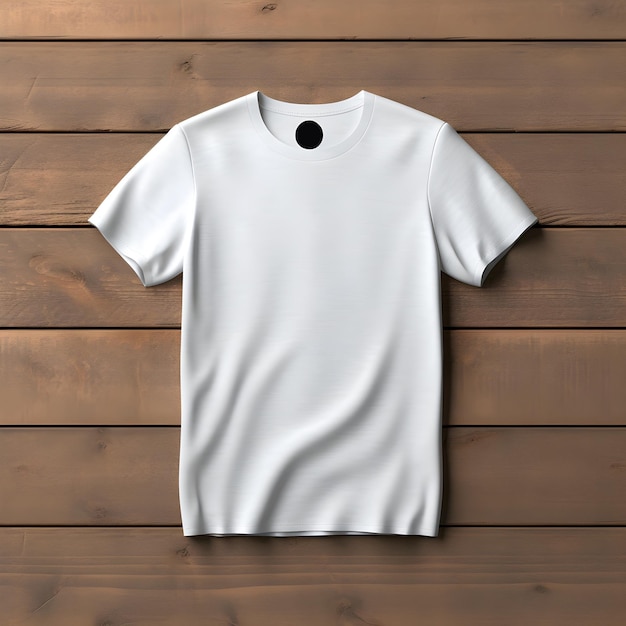 witte t-shirt op textuurachtergrond