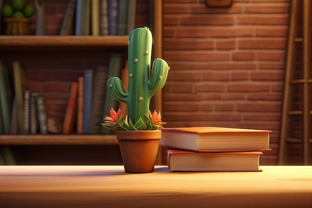 Gratis foto woestijncactus in de studio