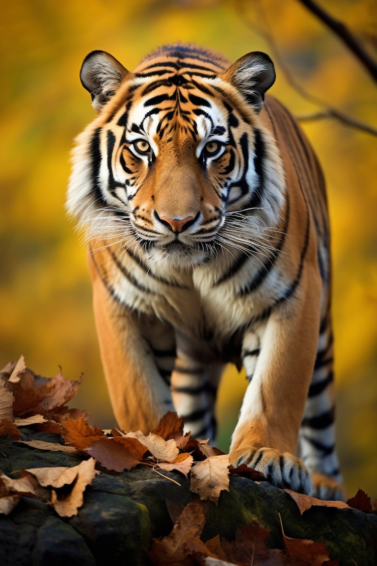 Gratis Foto wrede tijger in de natuur