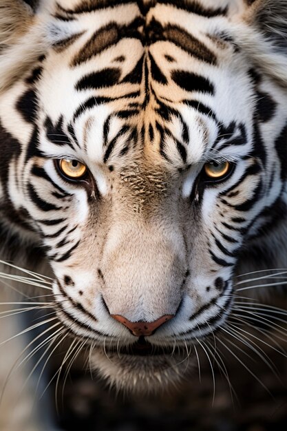 Wrede tijger in de natuur