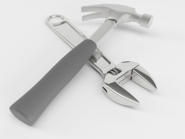Gratis Foto wrench en hamer