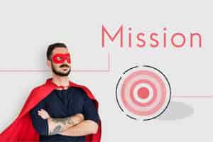 Gratis foto zakelijk prestatie doel missie plan strategie pictogram symbool