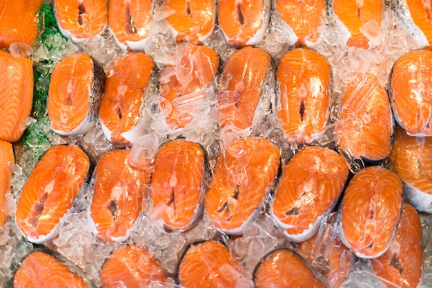 Zalm in de markt