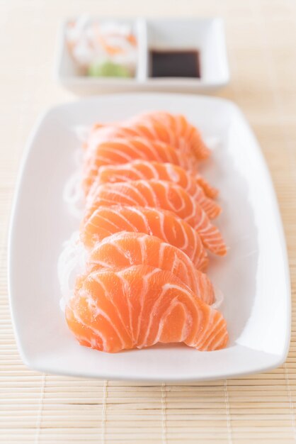 Zalm Ruwe Sashimi