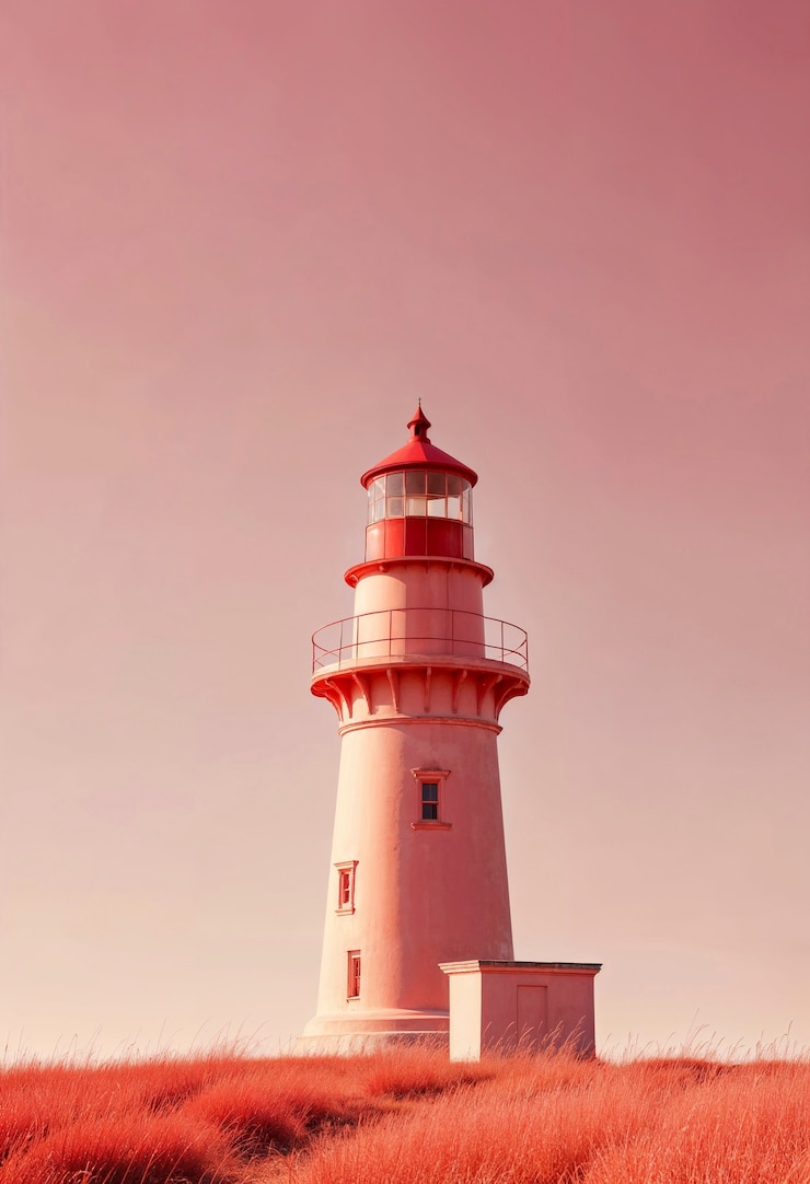 Gratis Foto zeegebied met vuurtoren