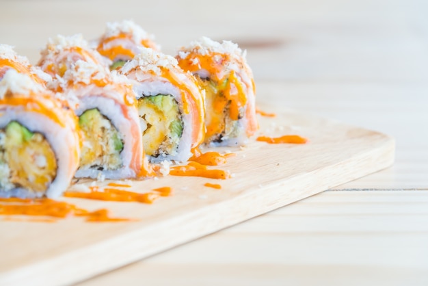 zeewier vis zwart roll Japanse