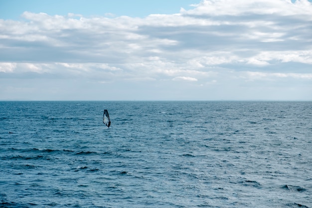 Gratis foto zeilboot in zee