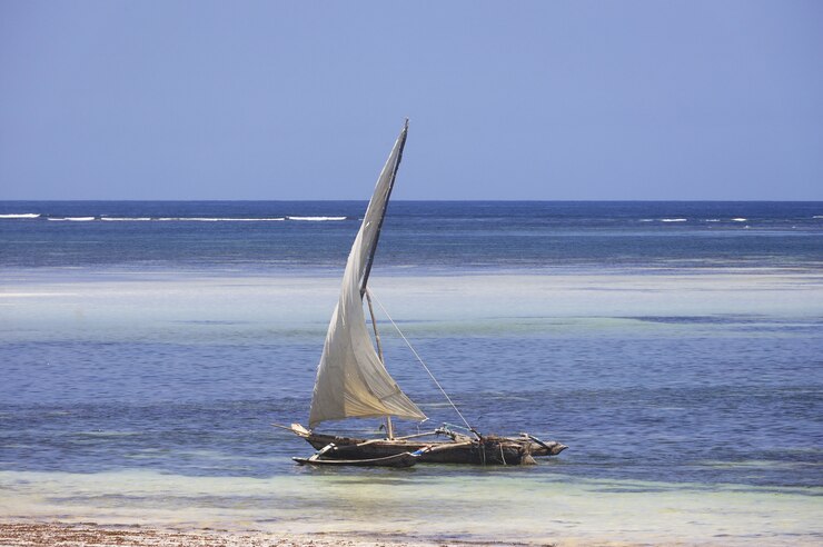 Gratis Foto zeilboot op diana beach, kenia, afrika