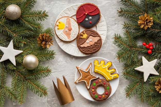 Zelfgemaakte epiphany dessertkoekjes