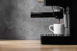 Gratis foto zicht op koffiezetapparaat