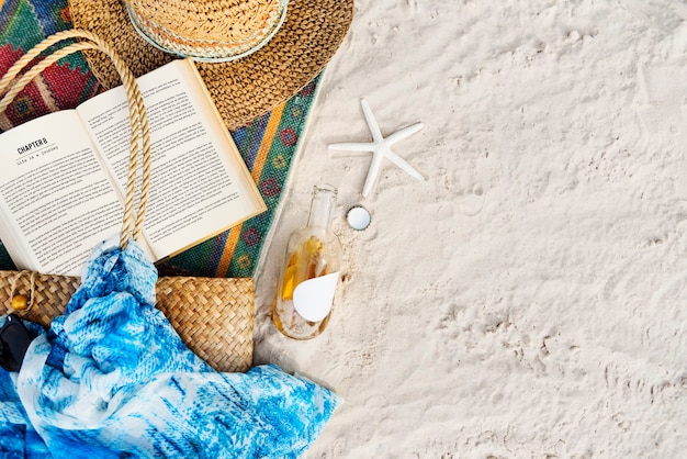 Zomer reis reis vakantie Wanderlust Beach Concept