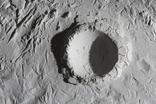Zwart-witte details van het concept van de maantextuur