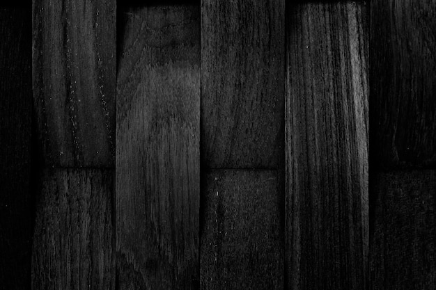 Zwarte houten plank gestructureerde achtergrond