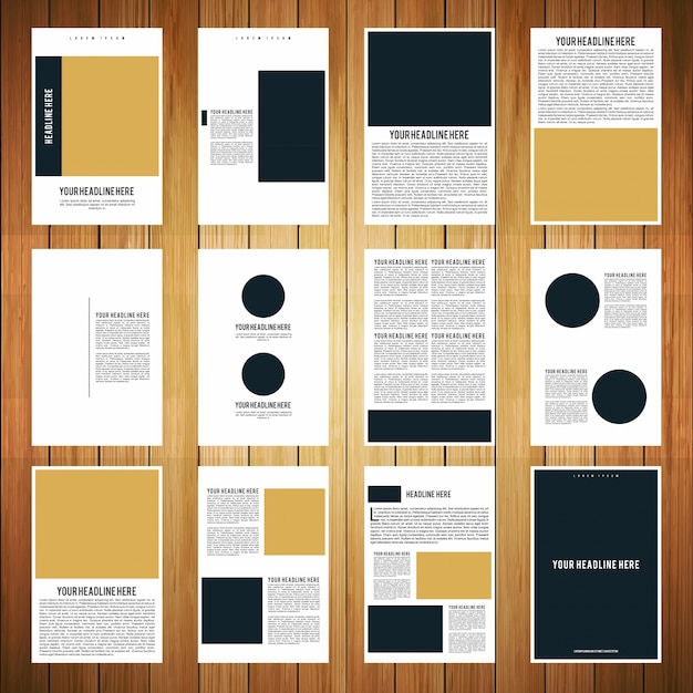 12 Pages Brochure Book template