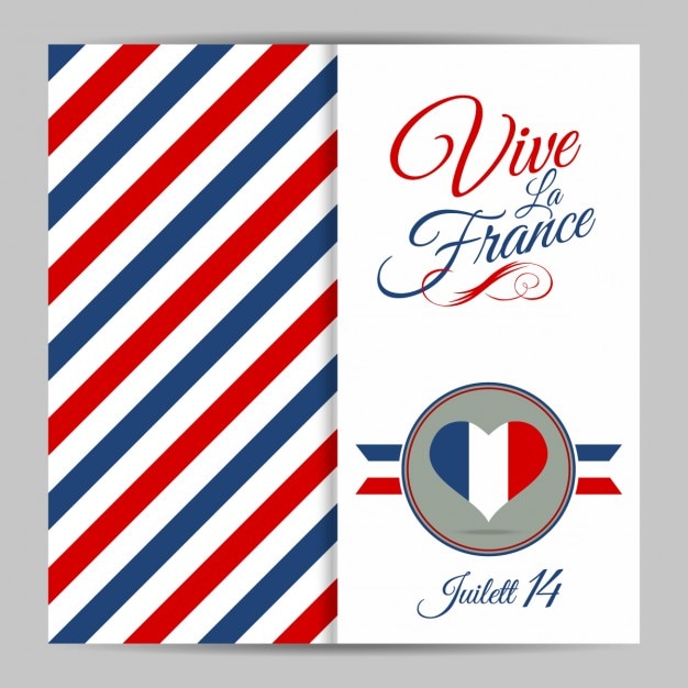 Gratis Vector 14 juli illustratie