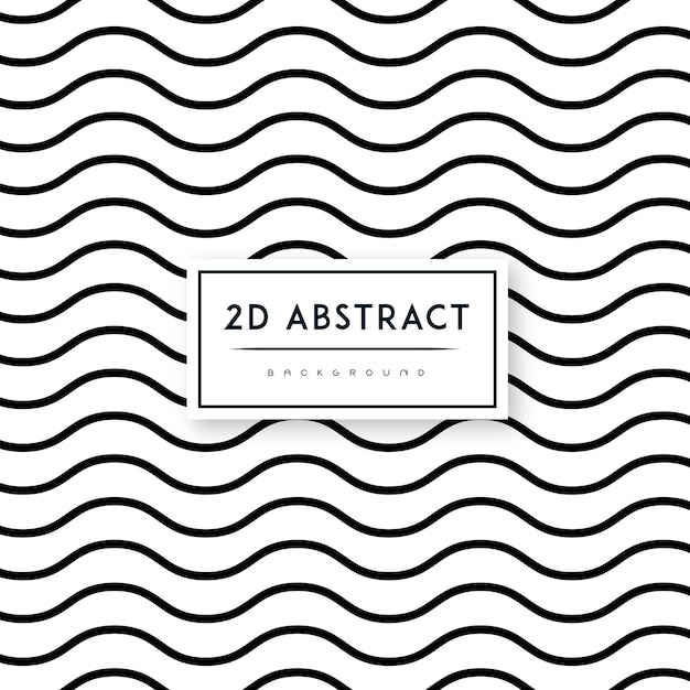 Gratis vector 2-d vector abstract zwart-wit patroon als achtergrond