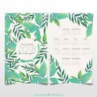 Gratis vector 2018 kalender