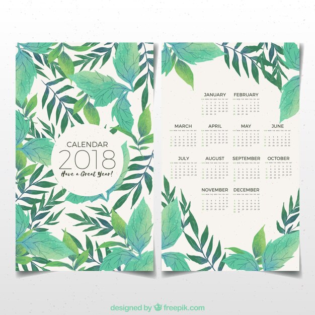 2018 kalender