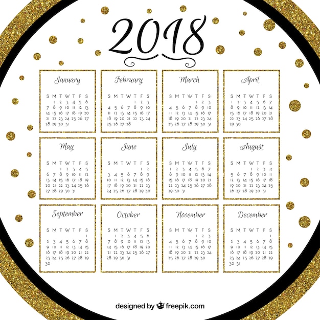 2018 kalender