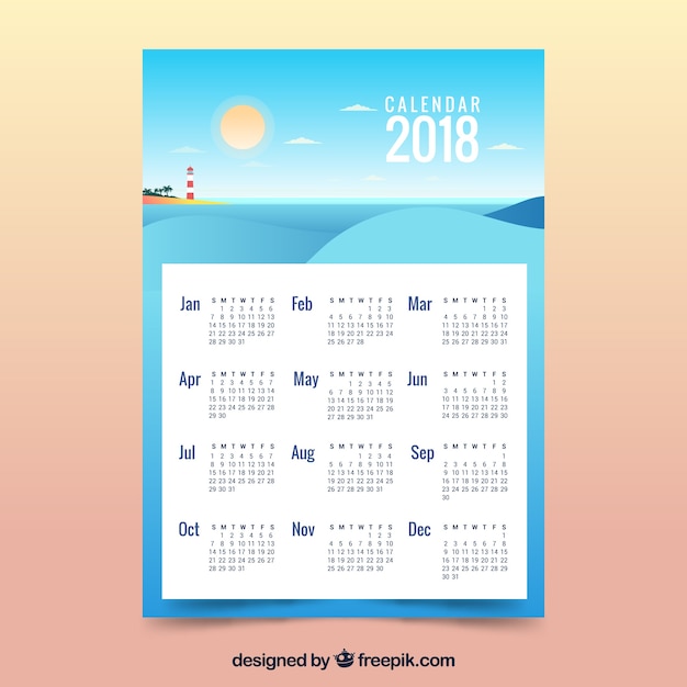 2018 kalender