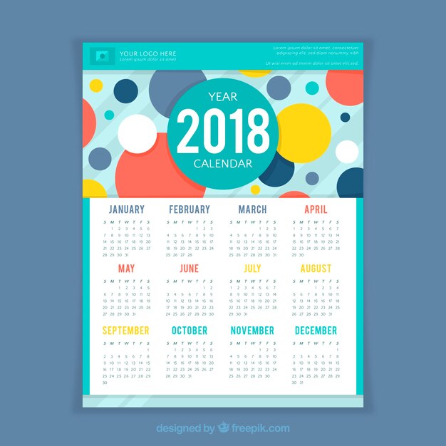 2018 kalender