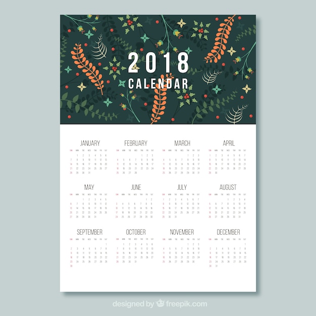 2018 kalender