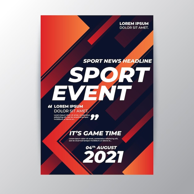 2021 sportevenement poster concept