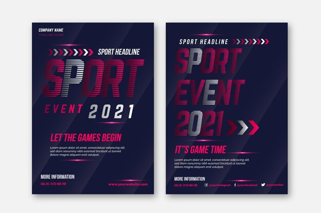 2021 sportevenement poster concept