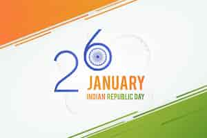 Gratis vector 26 januari indiase nationale dag