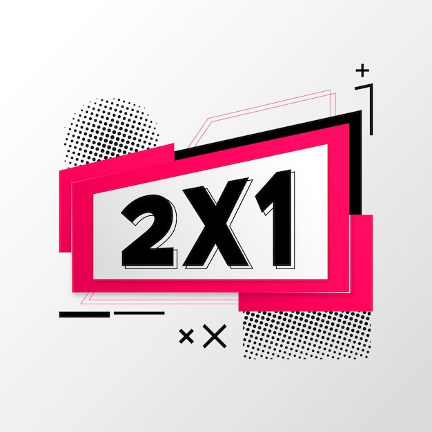 2x1 promotiebanner