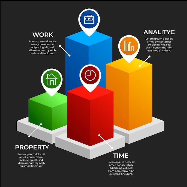 3d-balken infographic