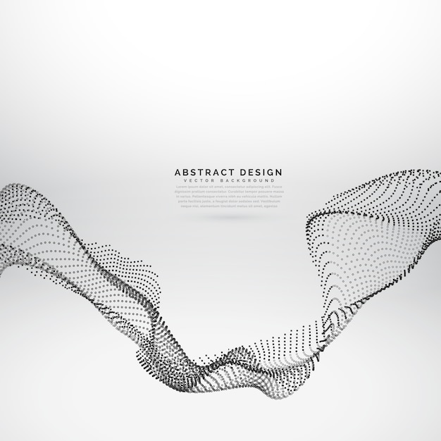 3d deeltjesarray mesh dynamische achtergrond