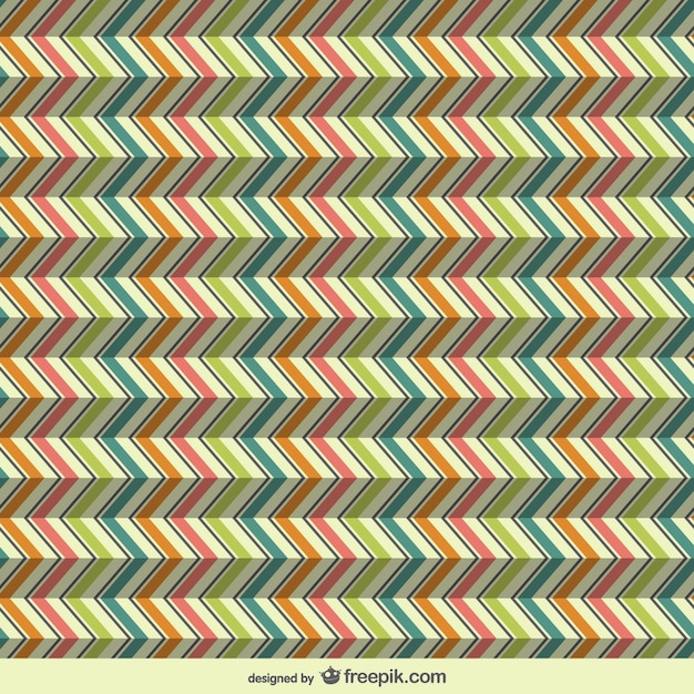 3d zigzag retro patroon