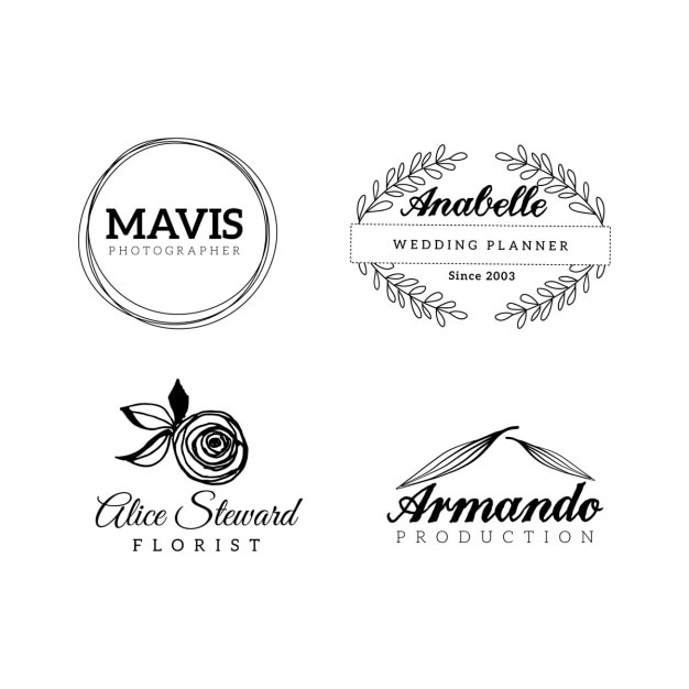 Gratis vector 4 logo's