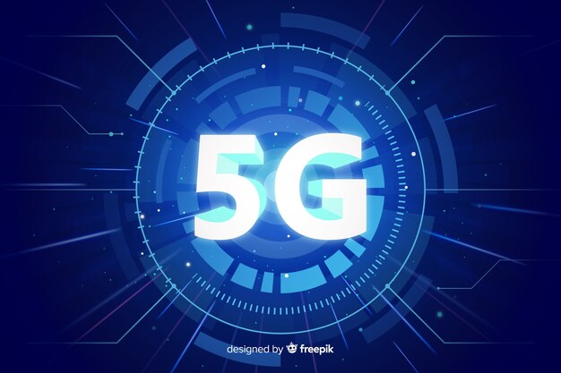 5g concept achtergrond