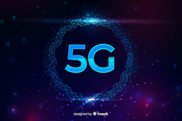 5g internetverbinding concept achtergrond