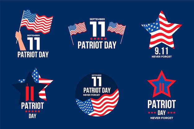 9.11 patriot day badges collectie