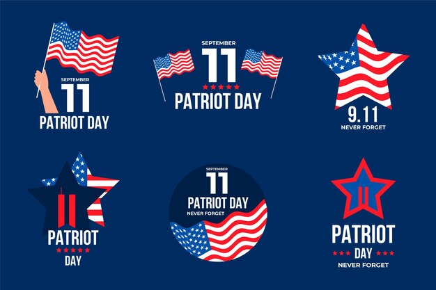 9.11 patriot day badges collectie