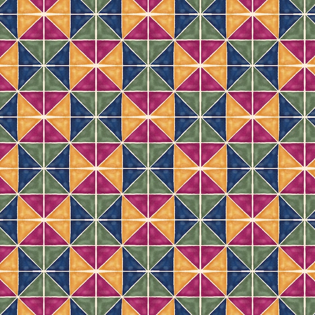 A w kleuren patroon ontwerp