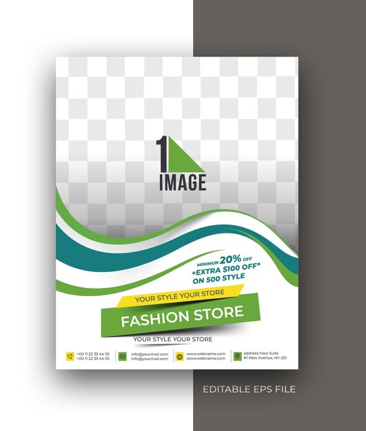 A4 Flyer Poster Brochure Social Media Post Promotie Ontwerpsjabloon