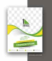 Gratis vector a4 flyer poster brochure social media post promotie ontwerpsjabloon